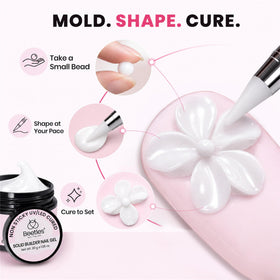 Strass et perles pour nail art dans le kit beetles