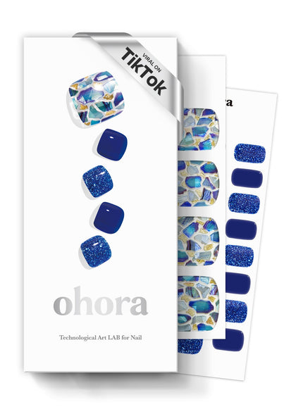 Strips de gel semi-curé ohora en couleur Positano, vue avant