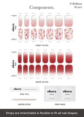Strips de vernis ohora dans différentes tailles