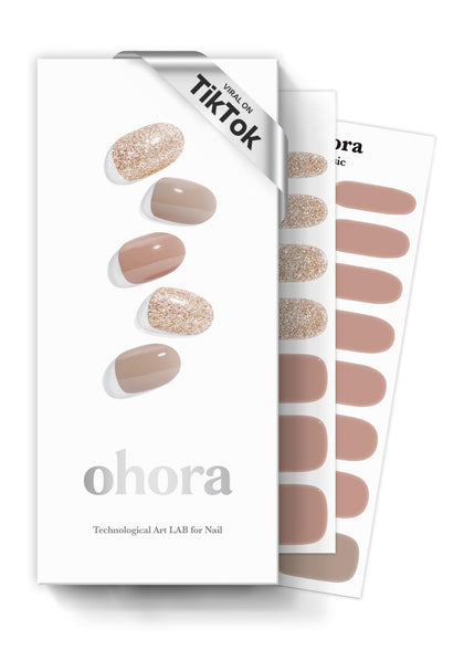 Strips de vernis semi-curé ohora N Carmel vue de face