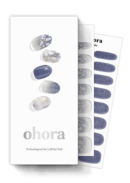 Strips de vernis semi-curé ohora N Gleam Blue vue avant