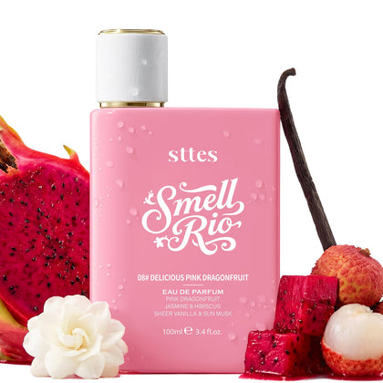 Sttes Eau de Parfum Smell Rio 08 flacon rose 100ml vue avant