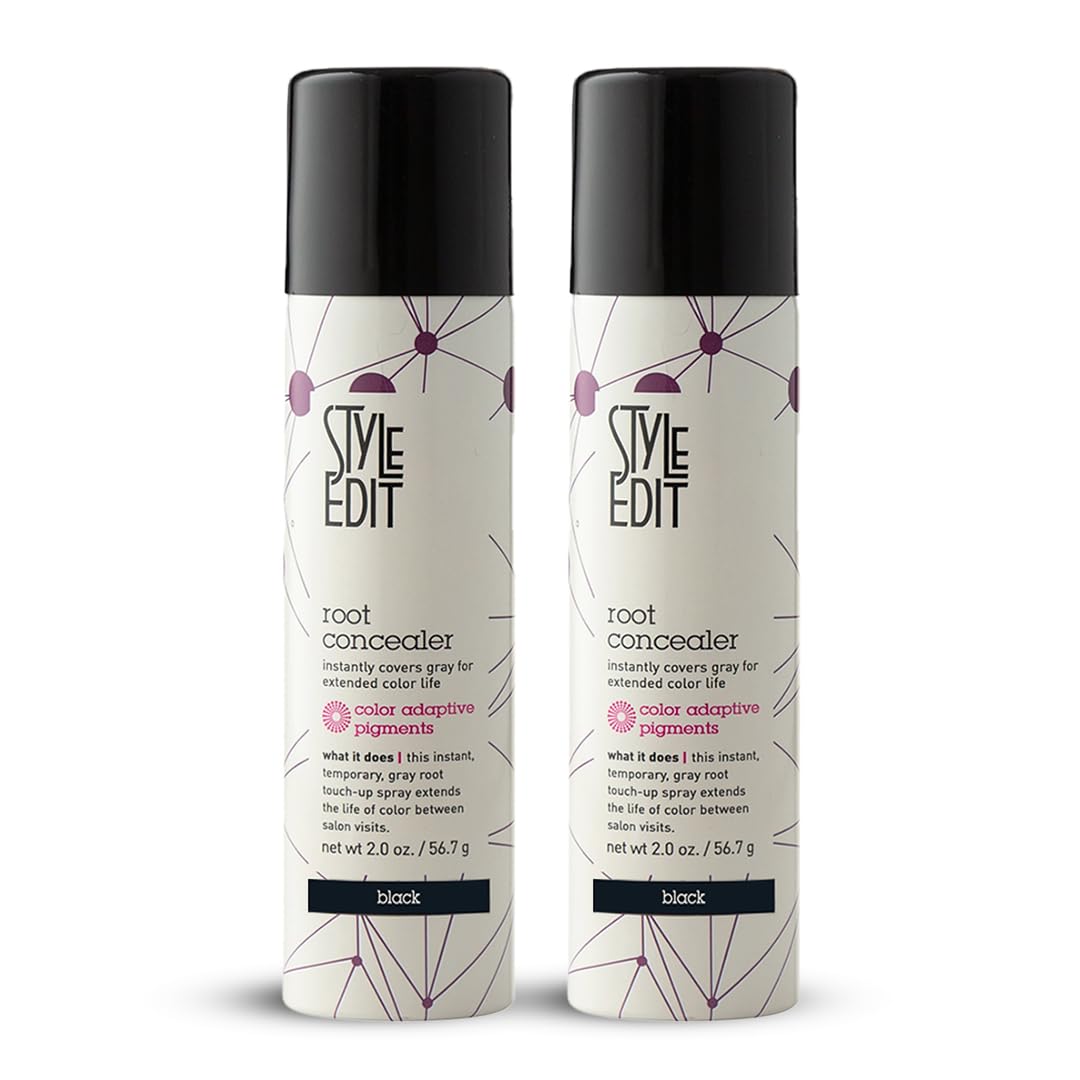 STYLE EDIT Spray Retouche Racines Noir 60 ml vue avant