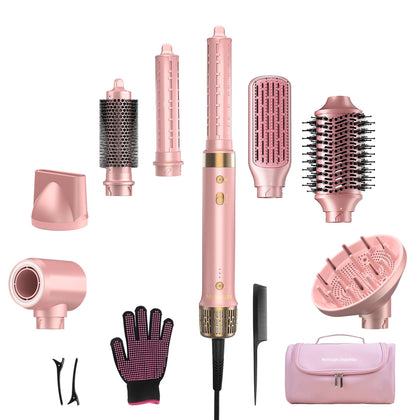 StyleVibe 8-en-1 Air Styler avec diffuseur et brosse, vue de face