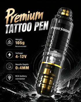 Stylo de tatouage Vidattx Poseidon en gros plan