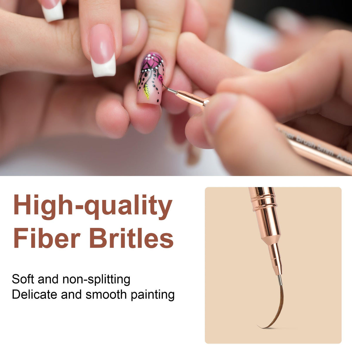 Stylos Artdone alignés montrant les différentes tailles de pinceaux disponibles