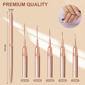 Stylos Artdone en gros plan montrant la qualité des ferrules en cuivre