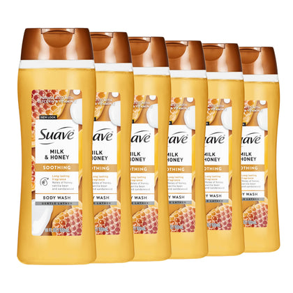 Suave Gel Douche Hydratant au Lait et Miel 1,06 L devant