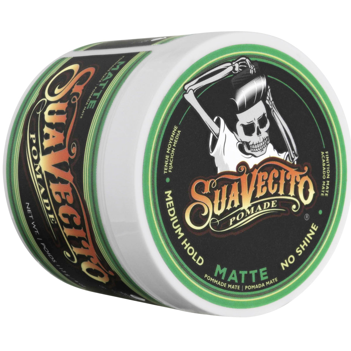 Suavecito Pomade Pâte Mate pour coiffure moderne