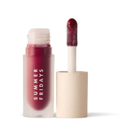 Summer Fridays Dream Lip Oil Midnight Berry avant