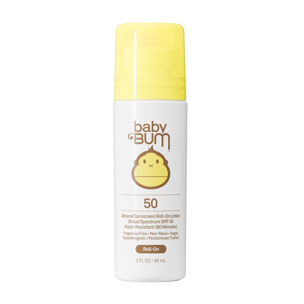 Sun Bum Baby Bum Lotion Solaire Minéral SPF 50 Roll-On vue avant