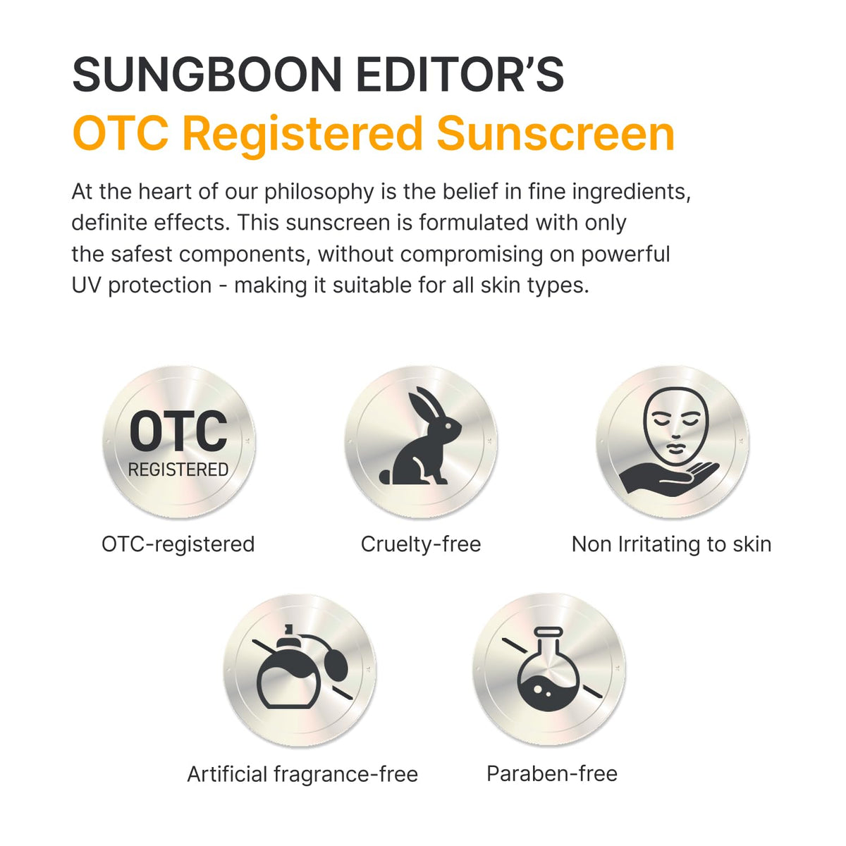 SUNGBOON EDITOR crème solaire en application