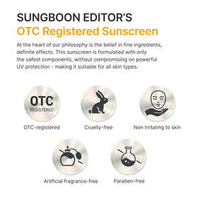 SUNGBOON EDITOR crème solaire en application