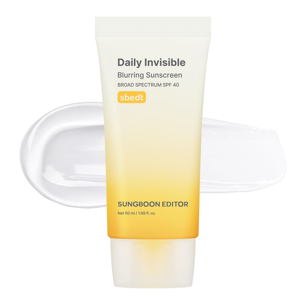SUNGBOON EDITOR crème solaire invisible SPF 40 50ml vue avant