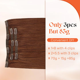Sunny Hair Extensions Clip-in 14 pouces Cheveux Humains Remy couleur blonde