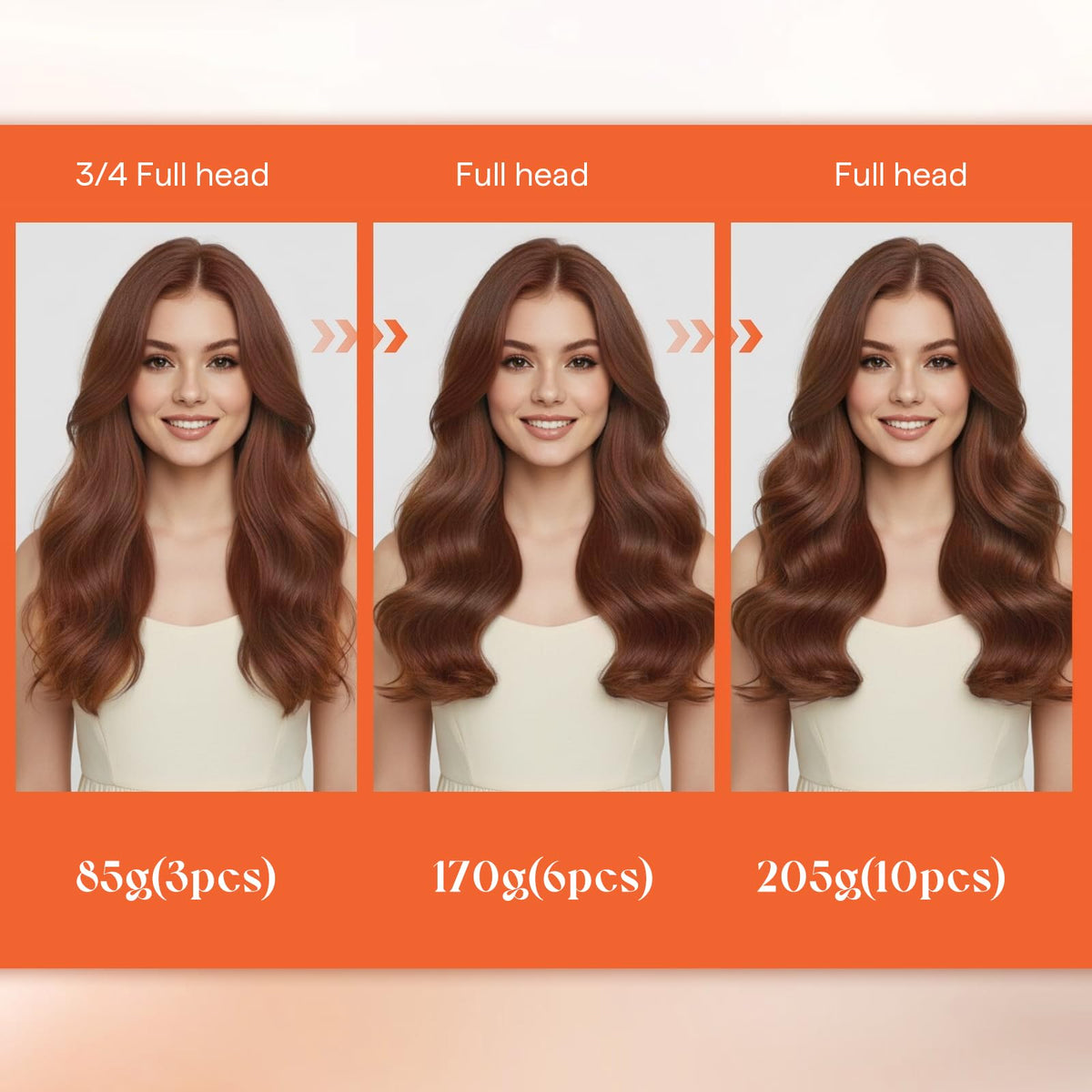 Sunny Hair Extensions Clip-in 14 pouces Cheveux Humains Remy en coiffure élégante