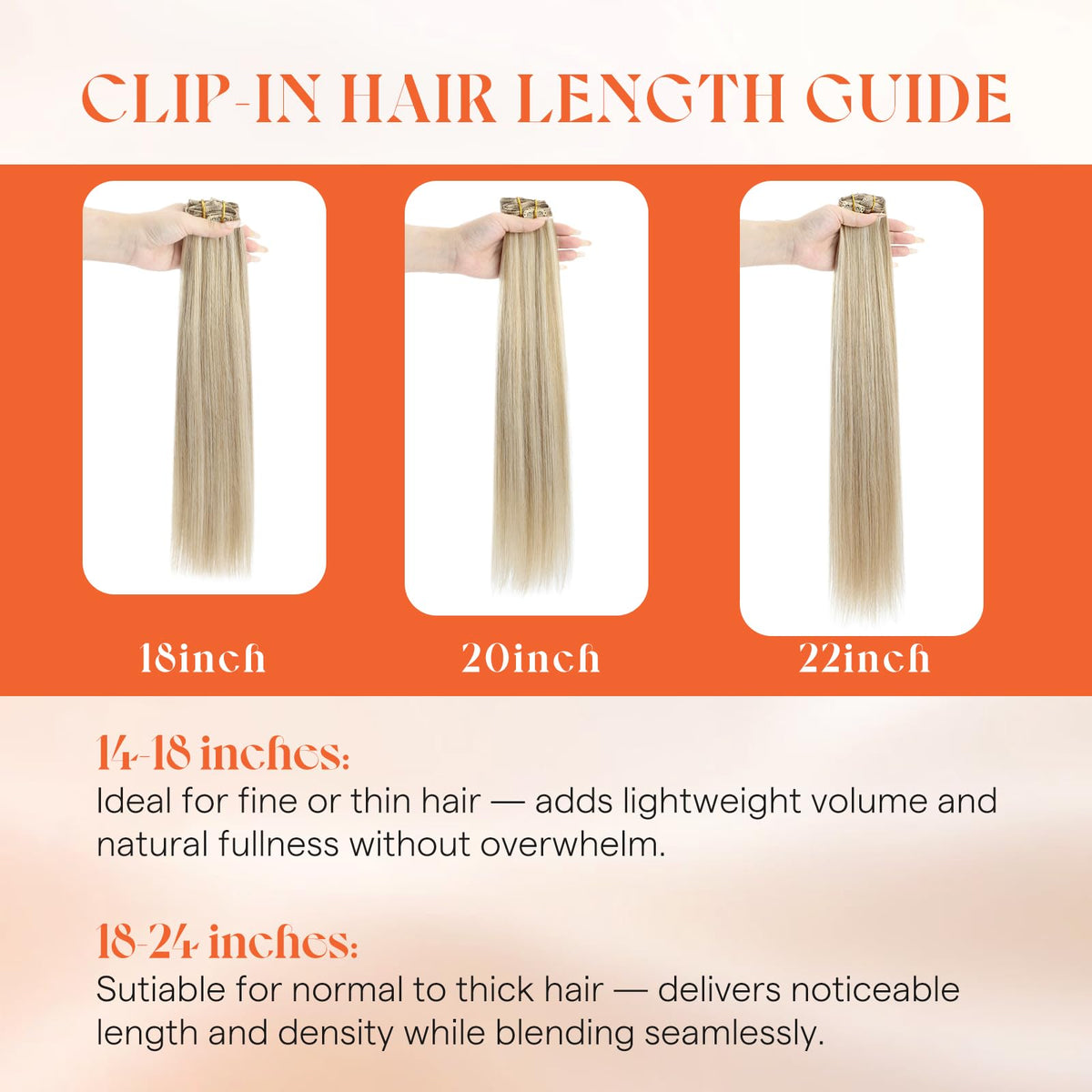 Sunny Hair Extensions Clip-in en Cheveux Humains Blonds en situation