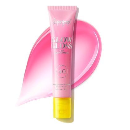 Supergoop! Glow Gloss Baume à Lèvres SPF 40 vue avant