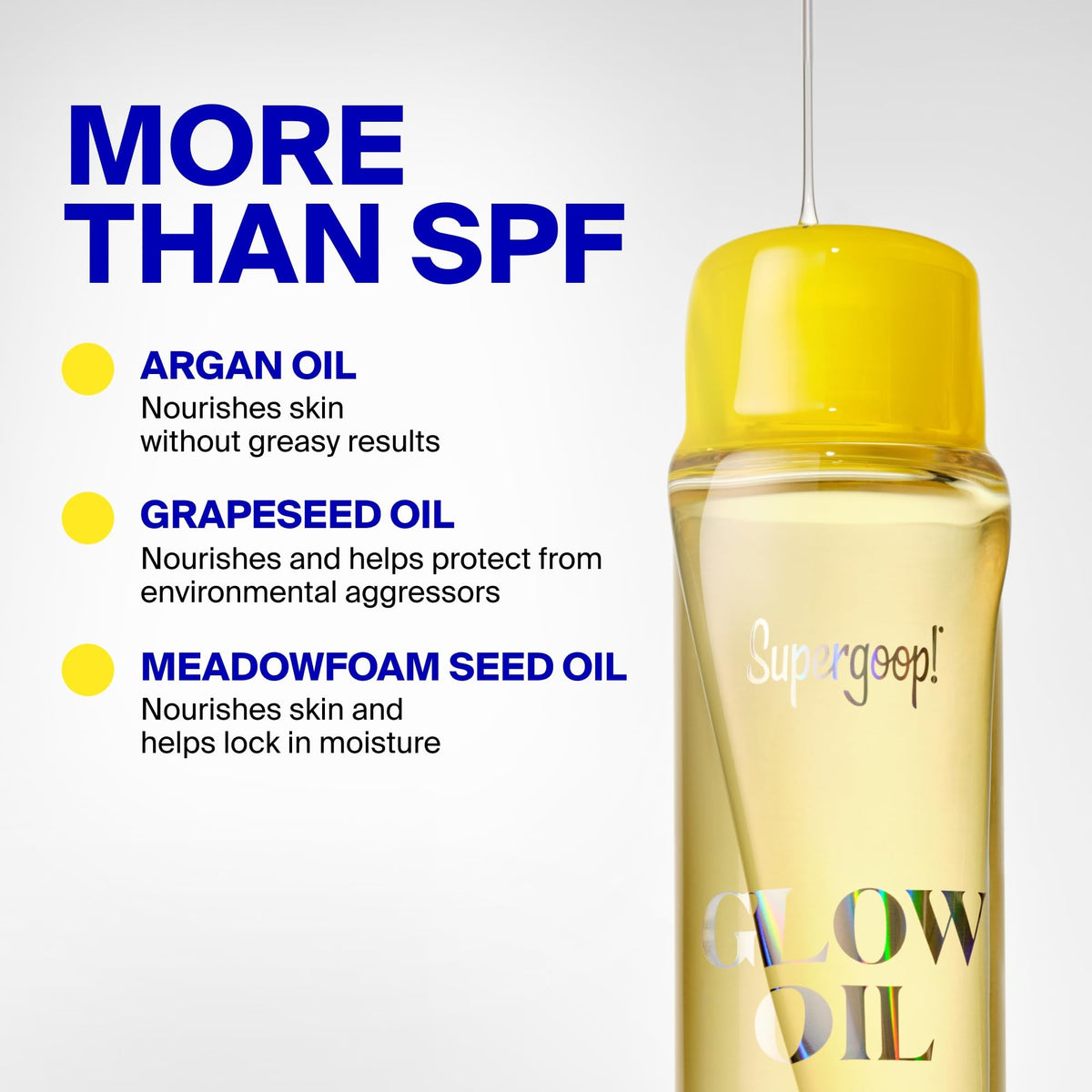 Supergoop! Glow Oil SPF 50 en extérieur