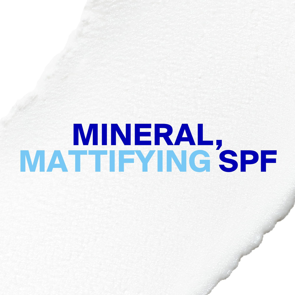 Supergoop! Mattescreen Minéral SPF 40 texture sur la main
