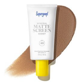 Supergoop! Mattescreen SPF 40 45 mL devant avec étiquette