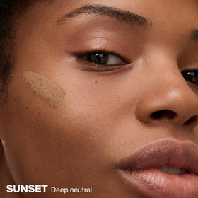 Supergoop! Mattescreen SPF 40 application sur le visage