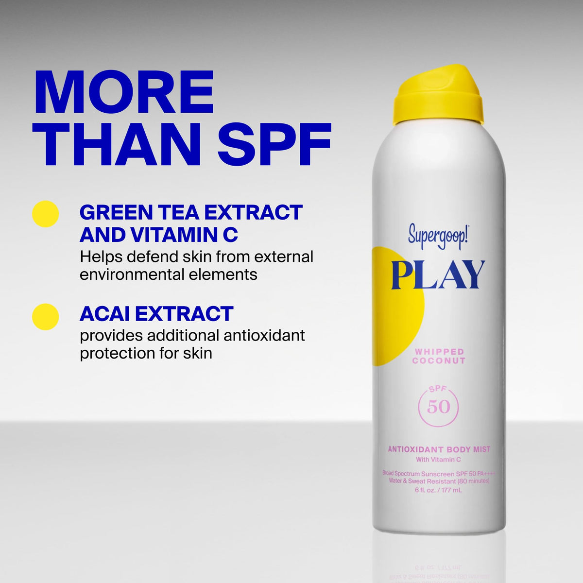 Supergoop! PLAY Antioxidant Body Mist ingredients