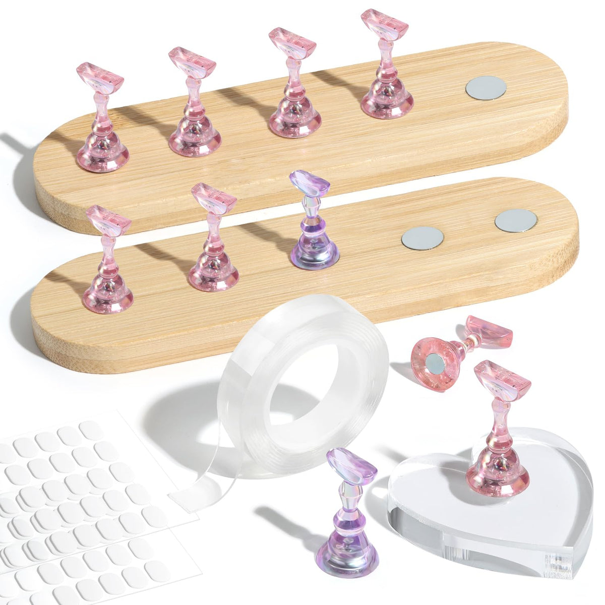 Support d'ongles modelones avec 10 supports magnétiques