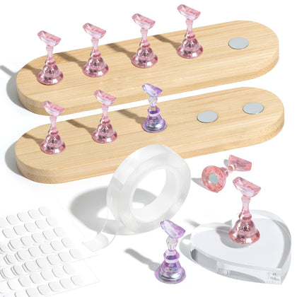 Support d'ongles modelones avec 10 supports magnétiques