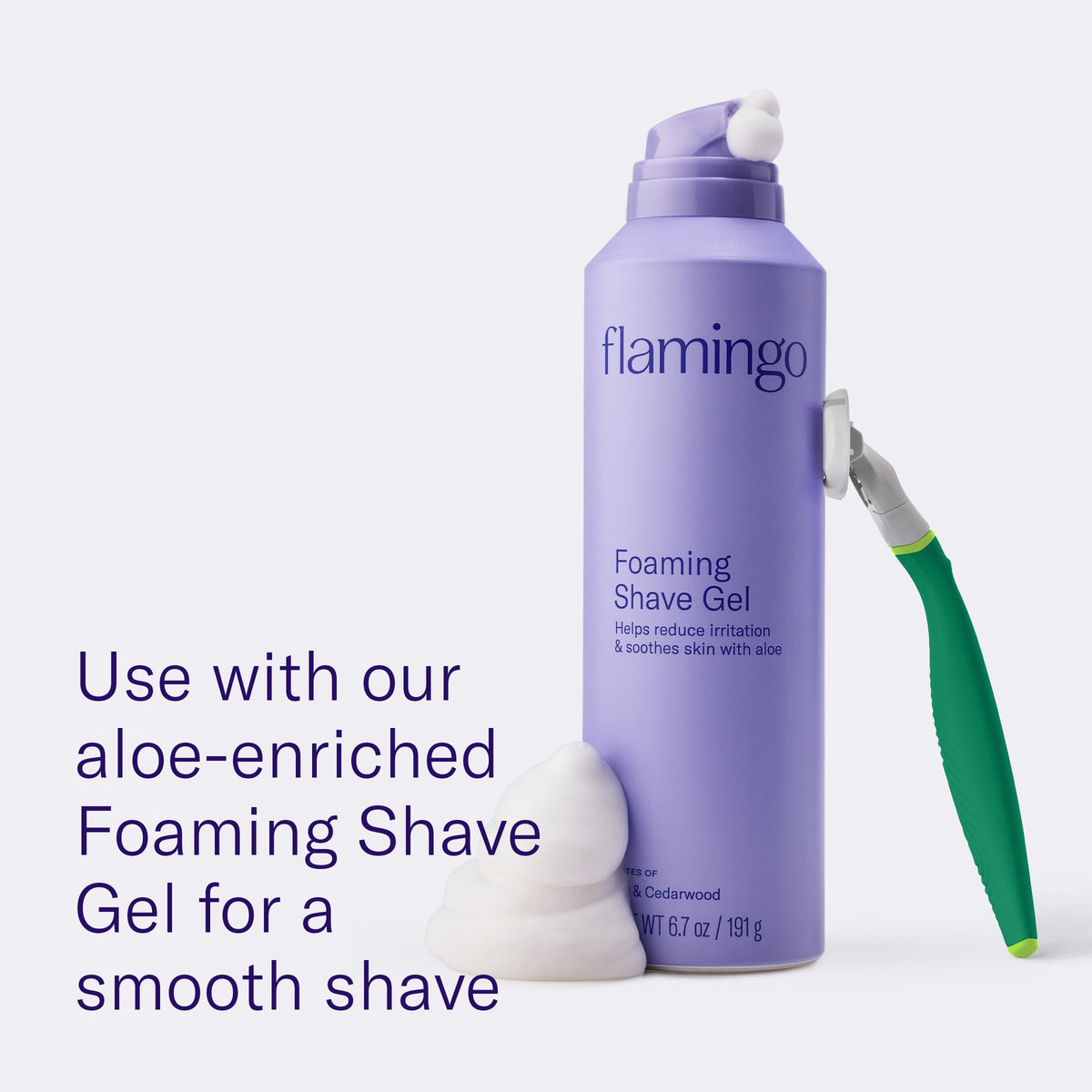 Support de douche pour rasoir Flamingo