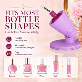 Support de flacon de vernis à ongles Tweexy de couleur noire