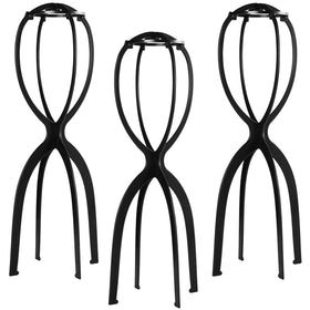 Support de perruque Dreamlover noir de 19,7 pouces vue de face