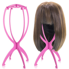 Support de perruque rose obeoby vue avant