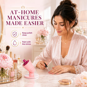 Support de vernis à ongles tweexy Hinge sur une table