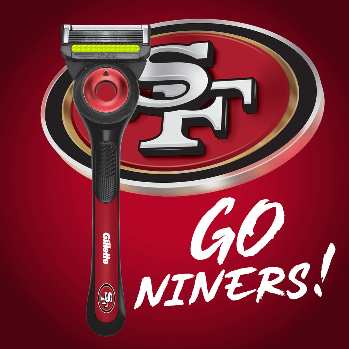Support magnétique pour le rasoir Gillette NFL 49ers