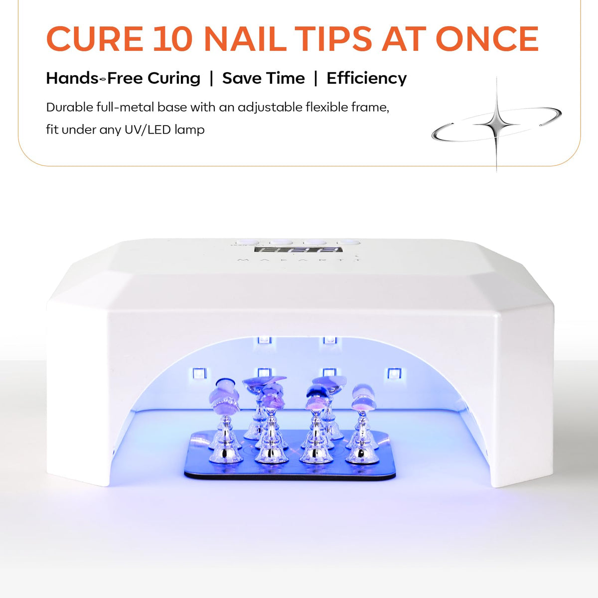 Support pour ongles en cours de durcissement sous lampe UV