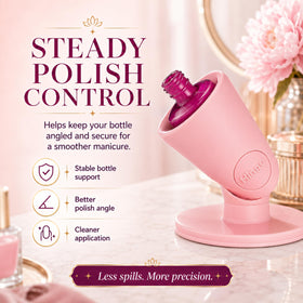 Support tweexy Hinge avec flacon de vernis en silicone