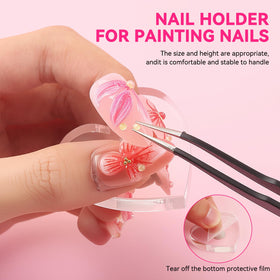 Supports d'ongles ESUOHYM montrant la stabilité et la conception pratique
