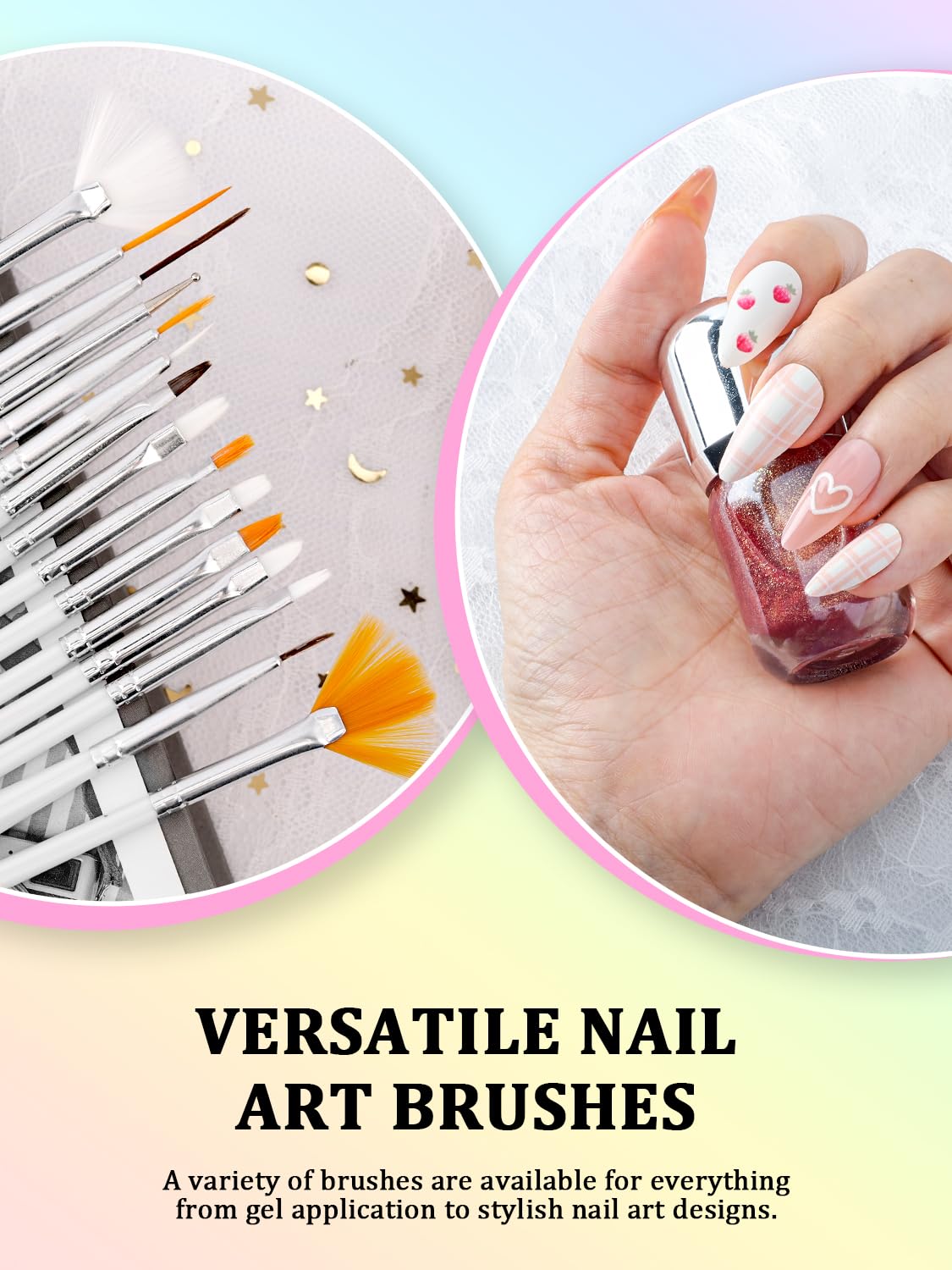 Supports magnétiques YOOVR pour maintenir les ongles pendant la peinture