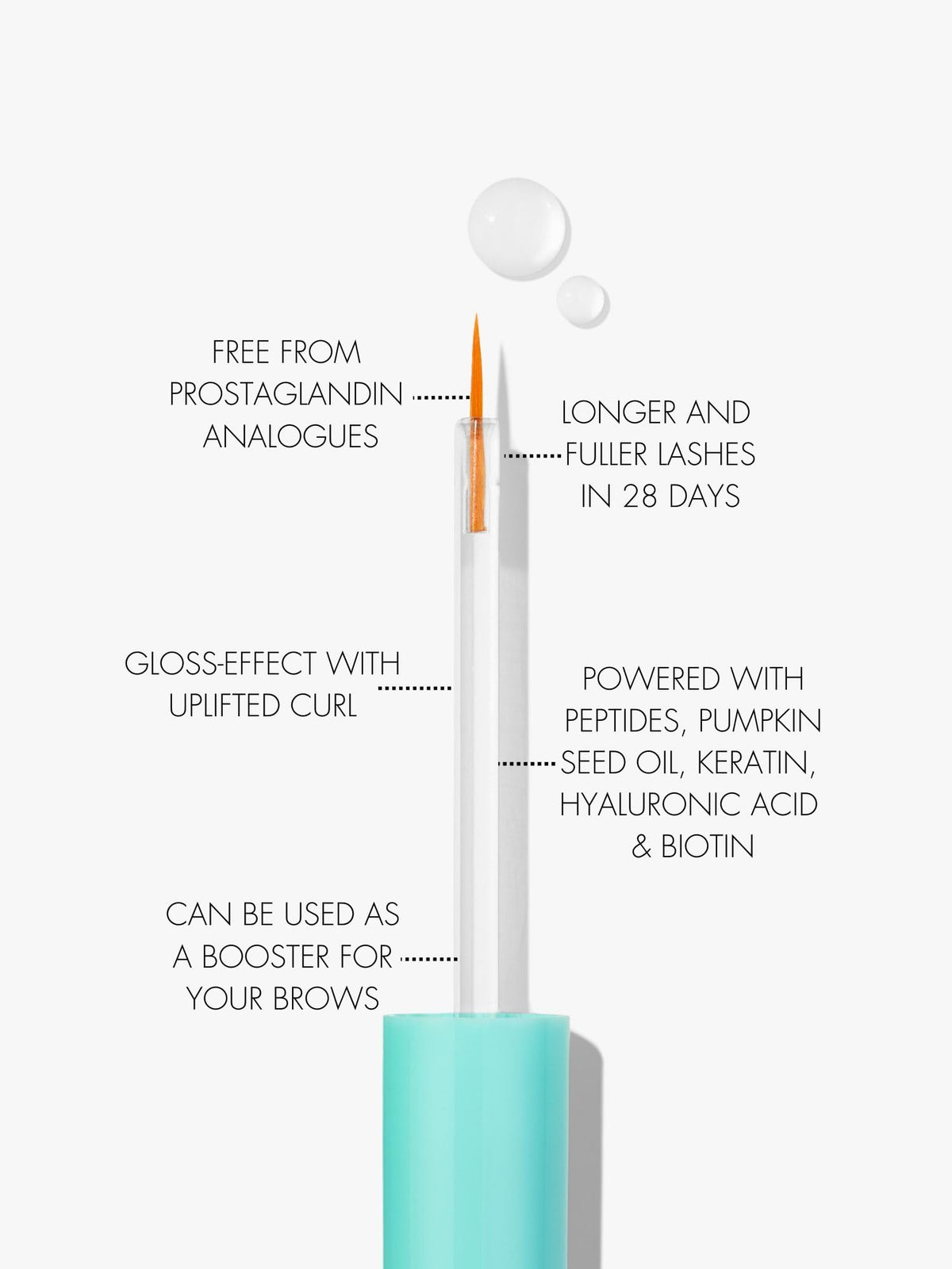 Sweed Lashes Sérum de Croissance de Cils 3 ml affiché sur une coiffeuse