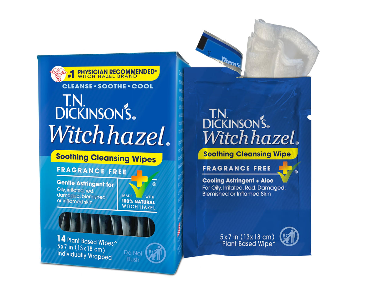 T.N. Dickinson's Lingettes Nettoyantes Individuelles emballées