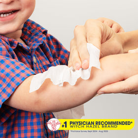T.N. Dickinson's Lingettes Nettoyantes Individuelles en utilisation
