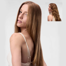 T3 Fer à lisser Smooth X en utilisation sur cheveux longs