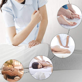 Table de massage BestMassage en position ouverte, prête à l'utilisation