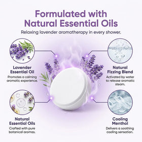 Tablette de douche Body Restore en jasmin avec des fleurs