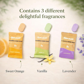 Tablettes de savon moussant flowcheer avec parfum de brise marine