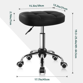Tabouret BFTOU réglable en hauteur avec 5 roulettes