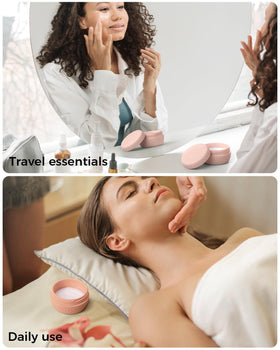 TakeToday Contenants de Voyage 2oz Abricot - matériaux en silicone alimentaire