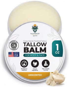 Tallowbourn Baume de Graisse de Boeuf Élevé à l'Herbe 50g vue de face