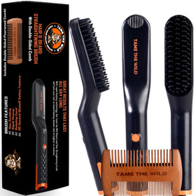 TAME THE WILD Brosse à Barbe Chauffante vue de face
